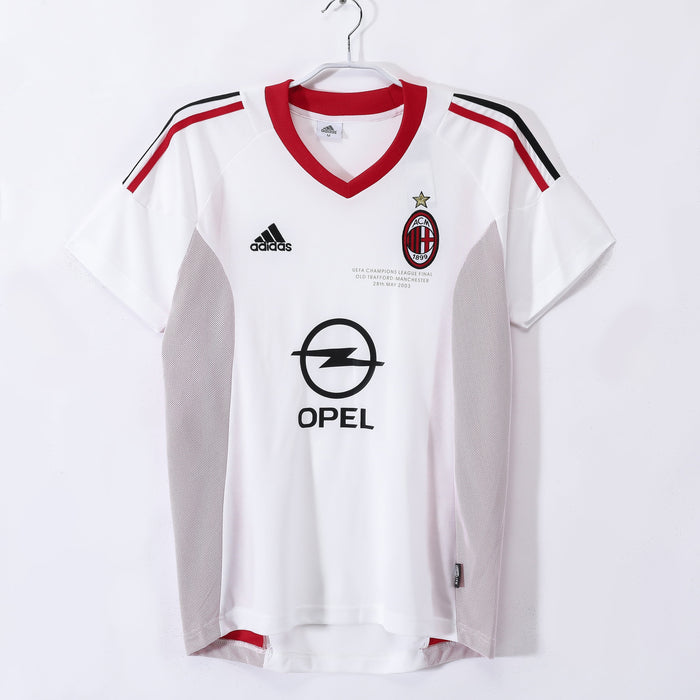 MAILLOT RETRO AC MILAN EXTERIEUR 2002/2003