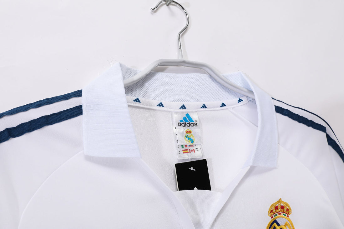 MAILLOT RETRO REAL MADRID DOMICILE 2001/2002