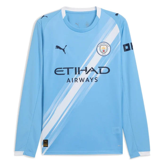 Maillot Manchester City Manches Longues Homme Domicile 2025 2026