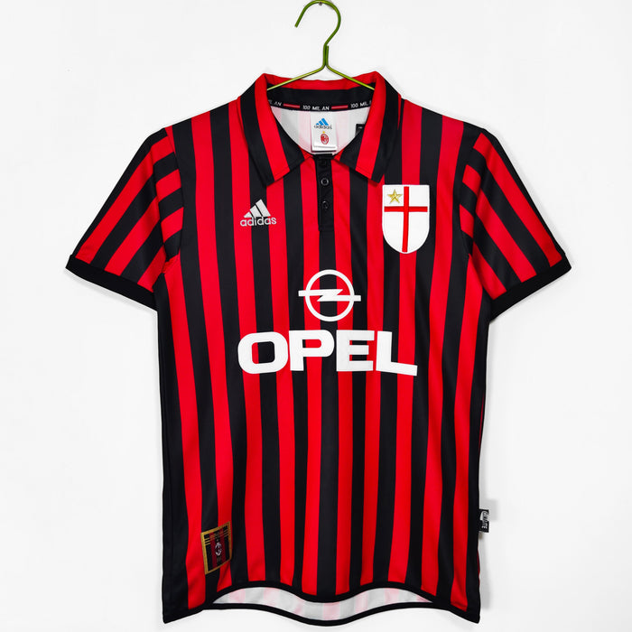 MAILLOT RETRO AC MILAN DOMICILE 1999/2000