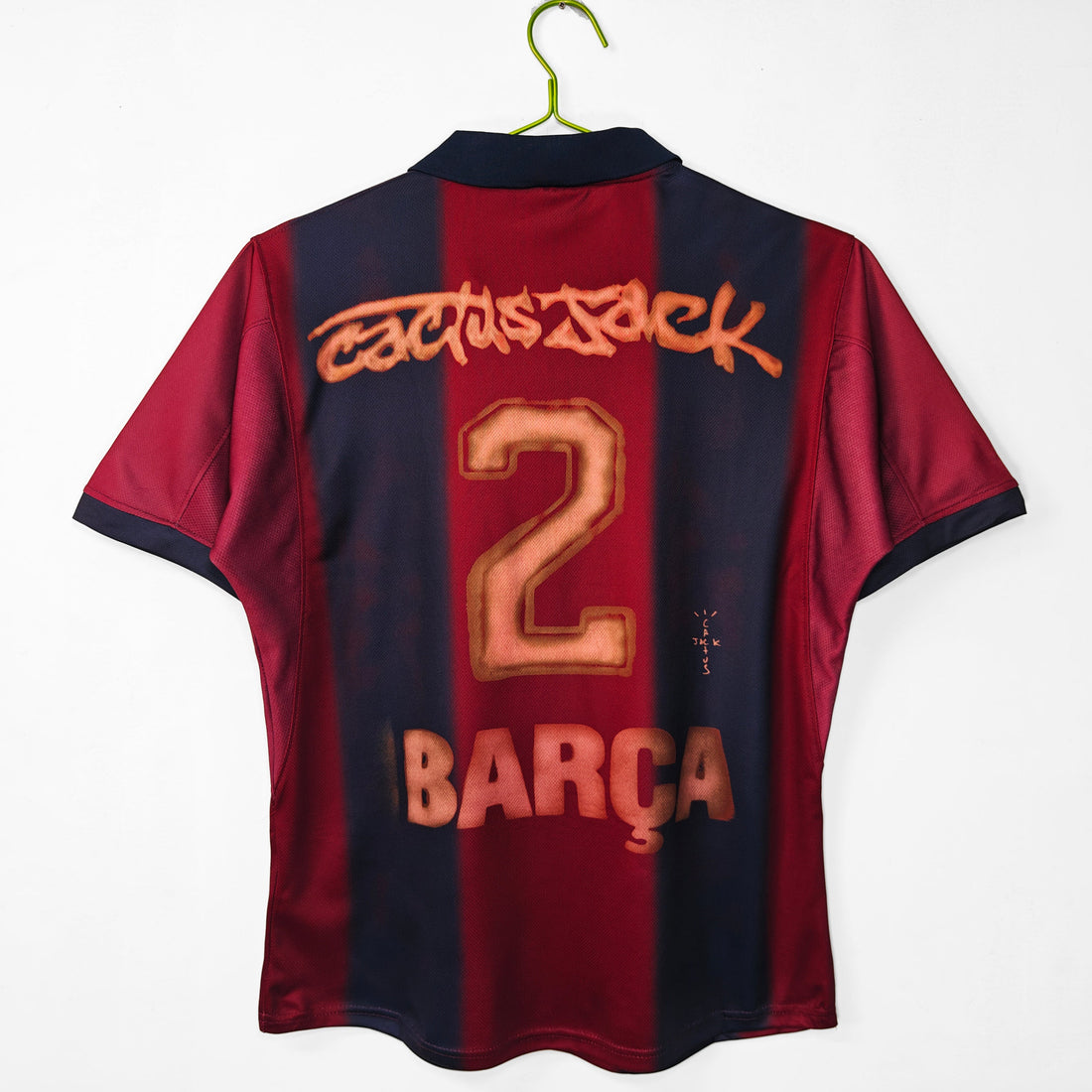 MAILLOT RETRO FC BARCELONE DOMICILE X TRAVIS SCOTT 2000/2001