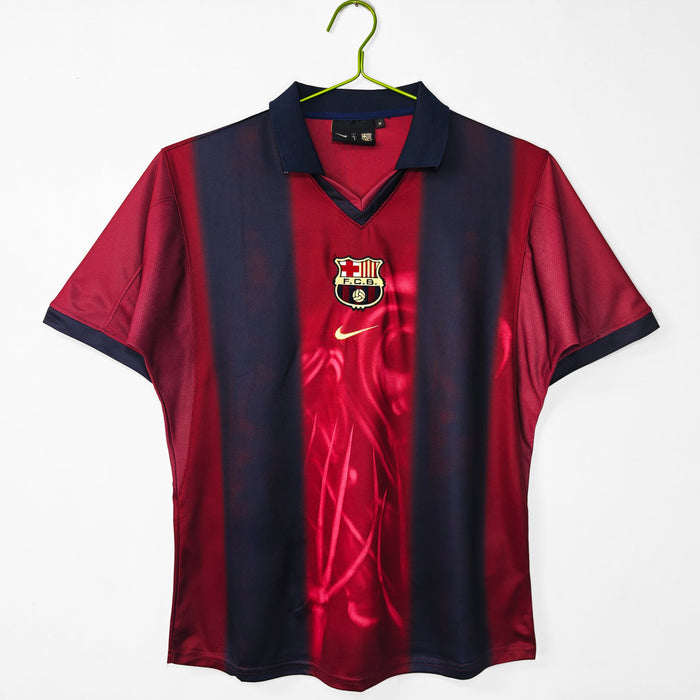 MAILLOT RETRO FC BARCELONE DOMICILE X TRAVIS SCOTT 2000/2001