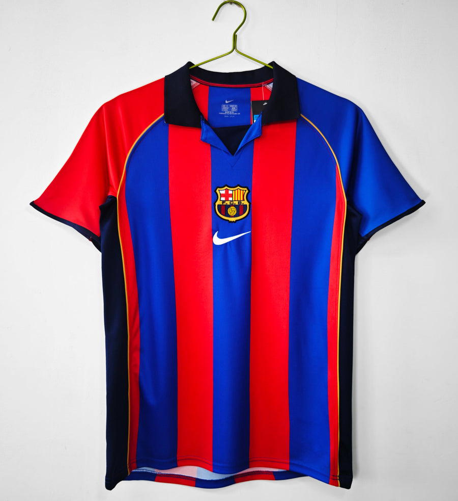 MAILLOT RETRO FC BARCELONE DOMICILE 2001/2002