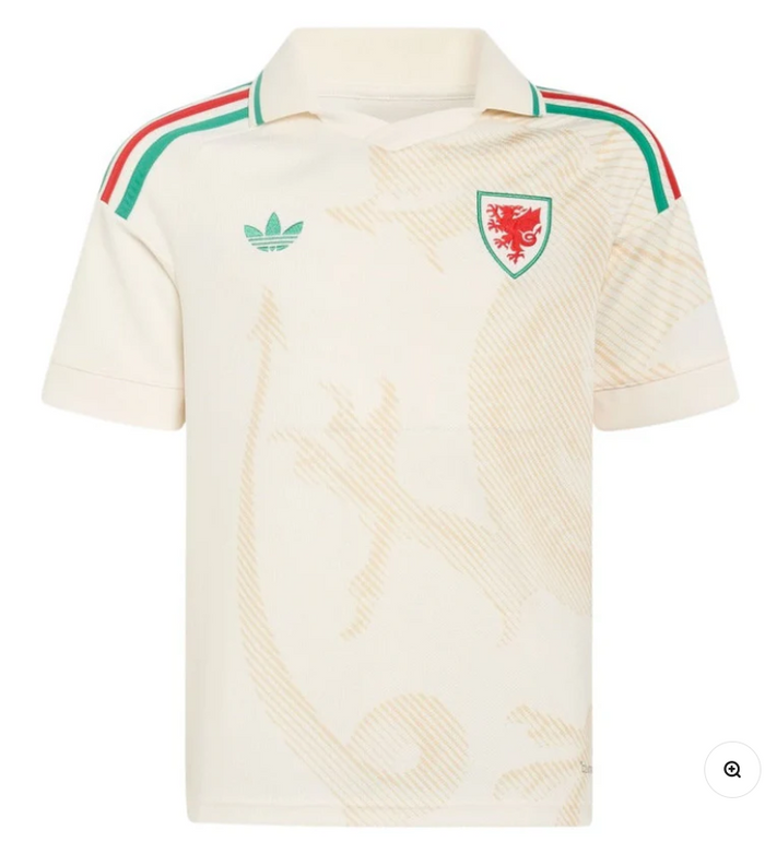 MAILLOT PAYS DE GALLES EXTERIEUR COUPE DU MONDE 2026