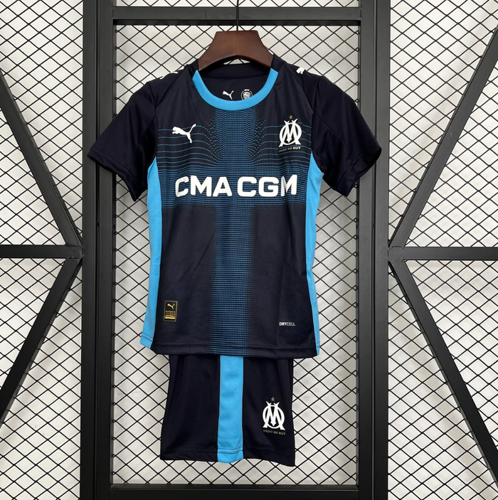 Kit enfant Marseille extérieur 2025-26