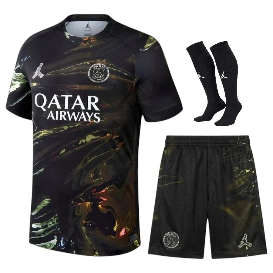 KITS ENFANT/ JUNIOR PARIS SG NIGHT EDITION 2025-26 AVEC LES DEUX ÉTOILES ⭐️⭐️