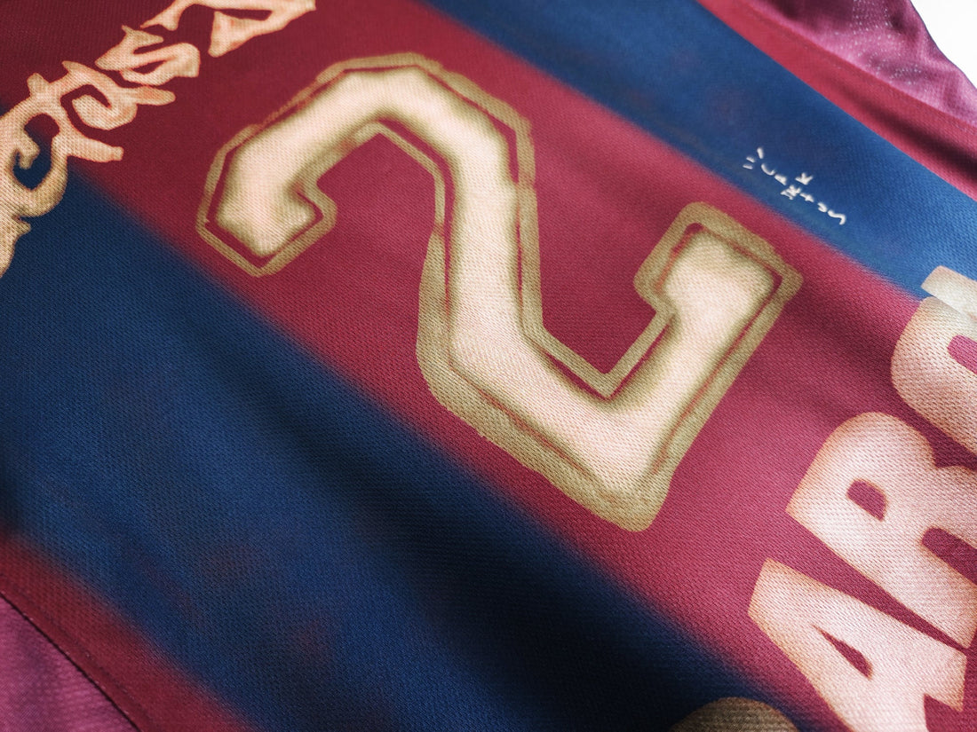MAILLOT RETRO FC BARCELONE DOMICILE X TRAVIS SCOTT 2000/2001