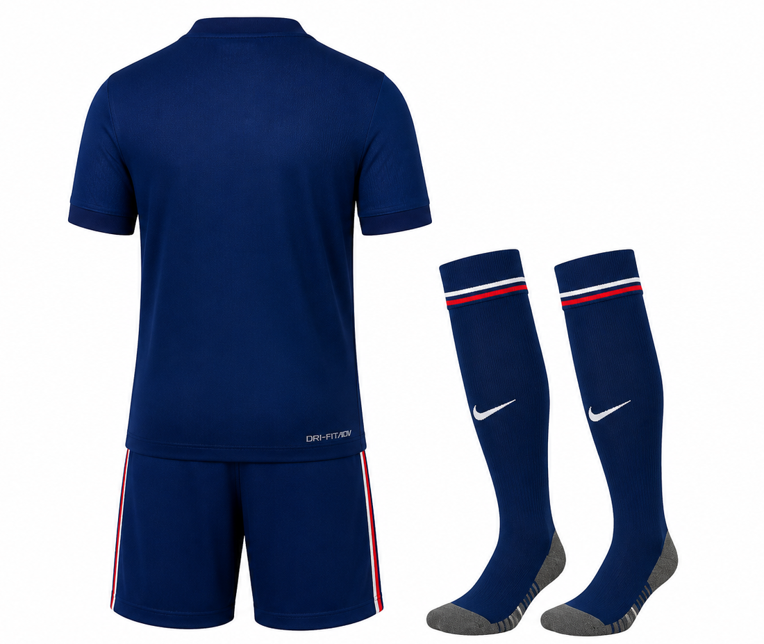 KITS ENFANT/ JUNIOR DOMICILE PARIS SG 2025-26 AVEC LES DEUX ÉTOILES ⭐️⭐️